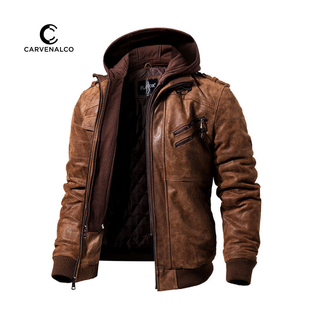 CARVENAL™ - Premium Leather Jacket